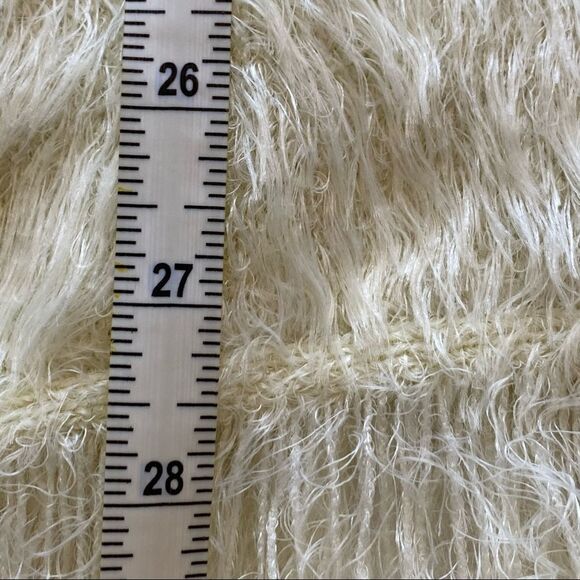 Jolibel Cream Open Front Cardigan Size Medium - Picture 8 of 9